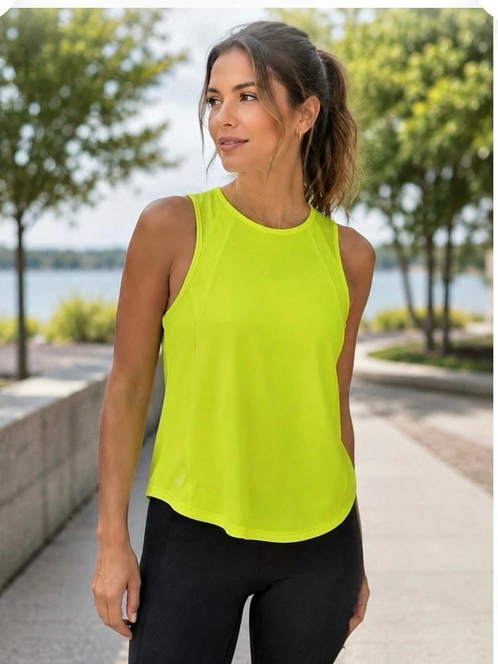 Lululemon Swiftly Tech Racerback Tank Top 2.0 lemon yellow neon